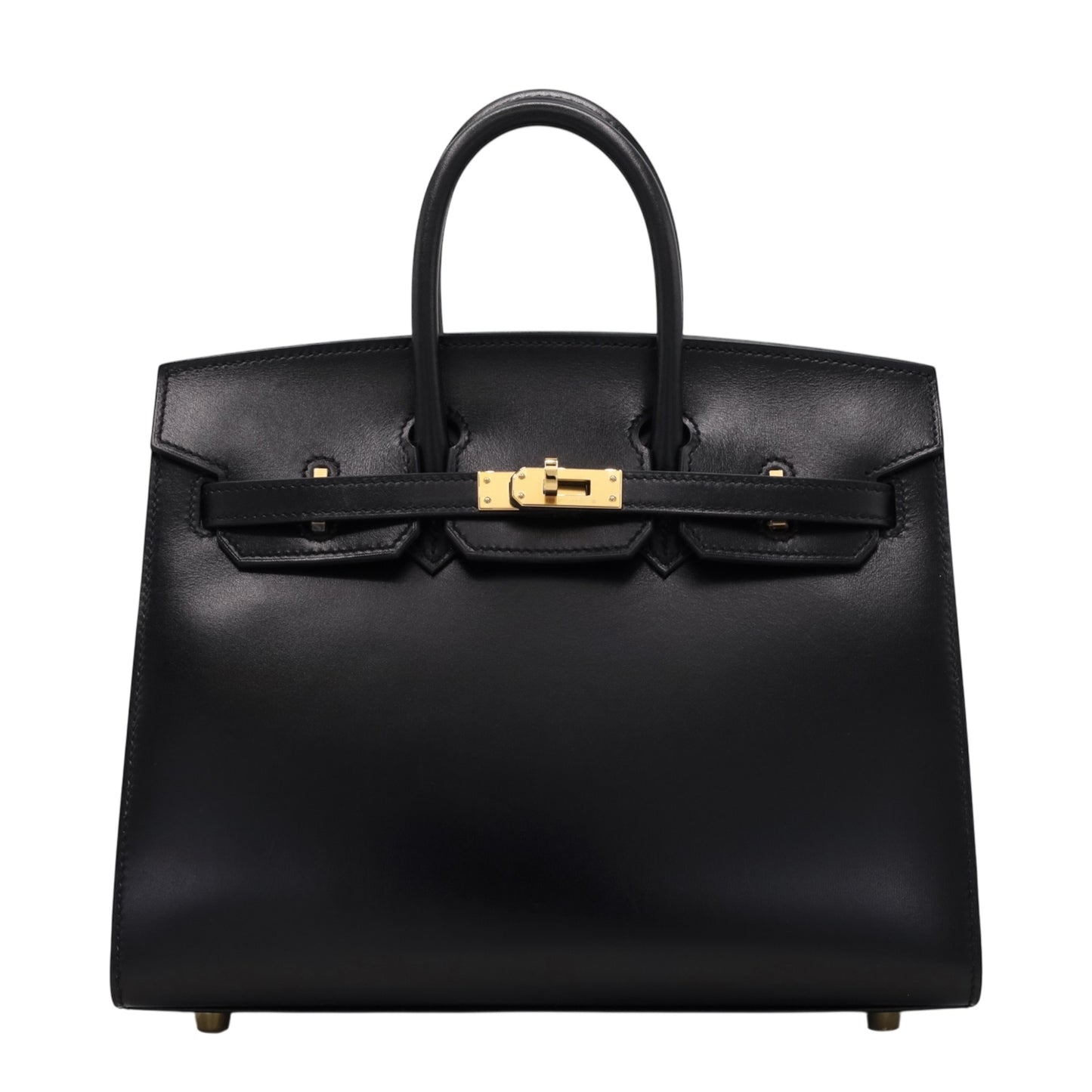 バーキン25　セリエ　ボックスカーフ　ブラック　GP　W刻印