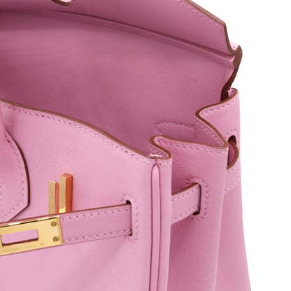 バーキン25　ヴォースイフト　モーヴシルベストル　PG　U刻印