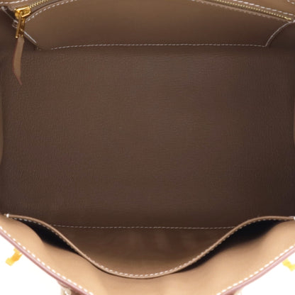 バーキン25　パーソナルオーダー　セリエ　ヴォーエプソン　クレ　エトゥープ　マットGP　Z刻印