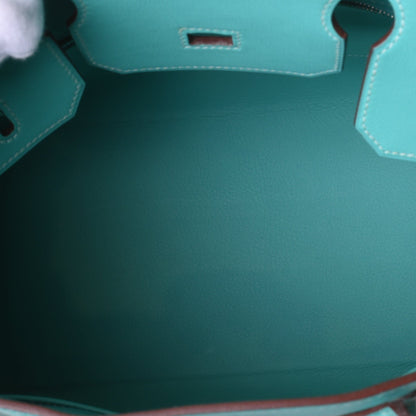 Birkin 30 Voor Swift Toile Ash Lagon SS □L engraved