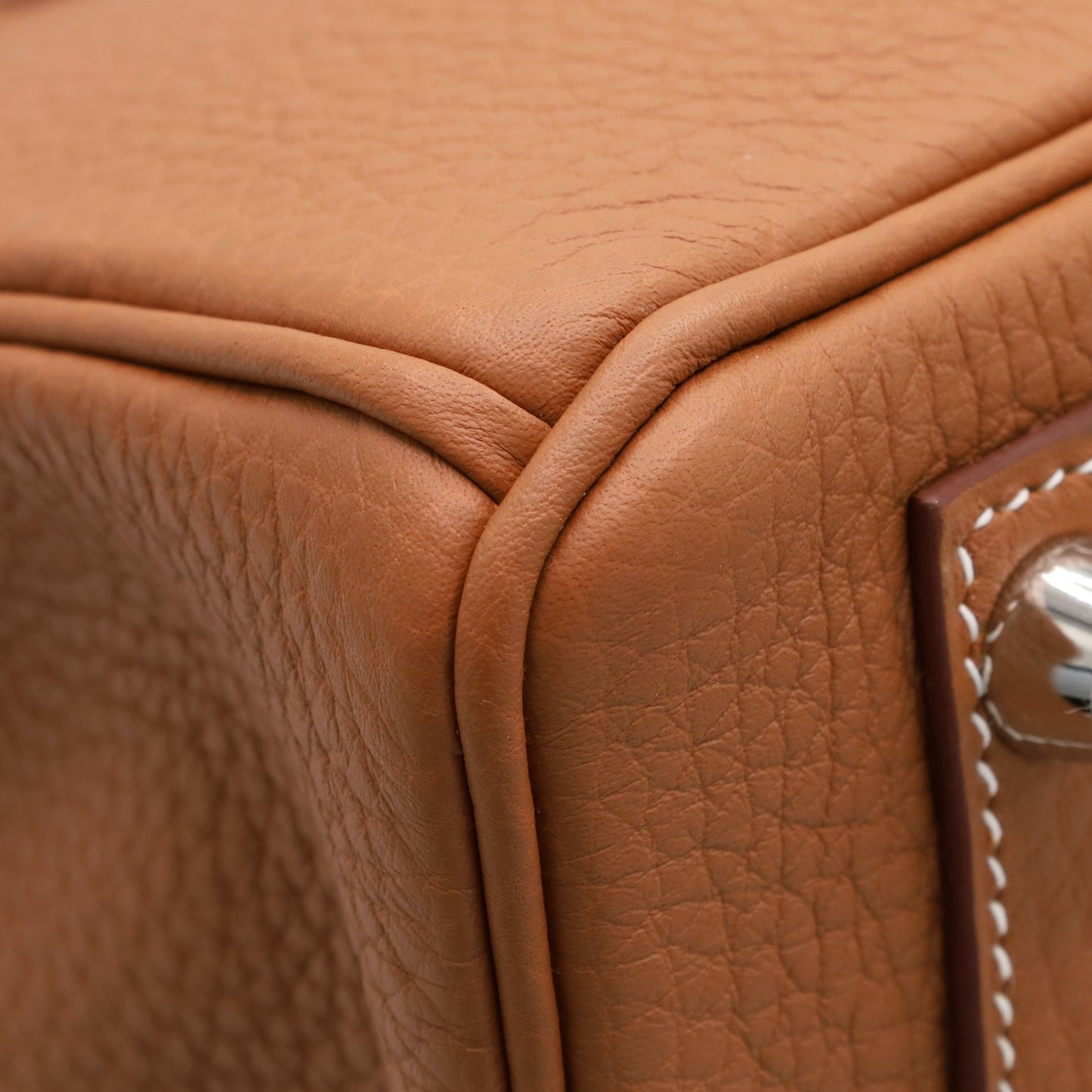 Birkin 25 Togo Gold SS KStamp