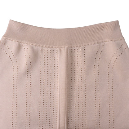 Knitted skirt, Silk blend, Ivory, 40