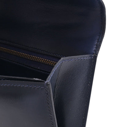 アルカザール　ボックスカーフ　ブルーインディゴ　GP　〇Ｎ刻印