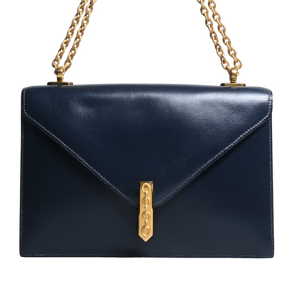 アルカザール　ボックスカーフ　ブルーインディゴ　GP　〇Ｎ刻印