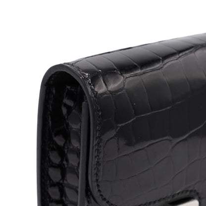 コンスタンススリム　アリゲーター　ブラック　SS　B刻印