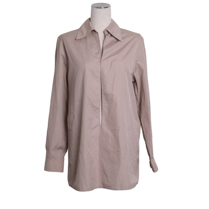 ヴァルーズシャツ　コットン　ベージュ　36