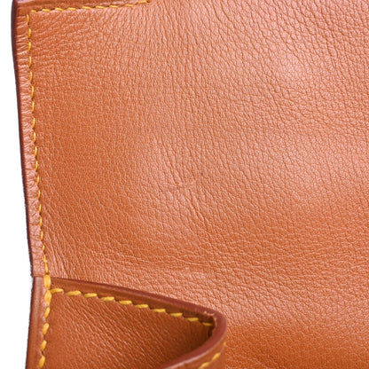 Kelly 32 Calf Toile Ash Gold GP 〇Z engraved