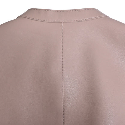 ライダースジャケット　ラム　ベージュ　38