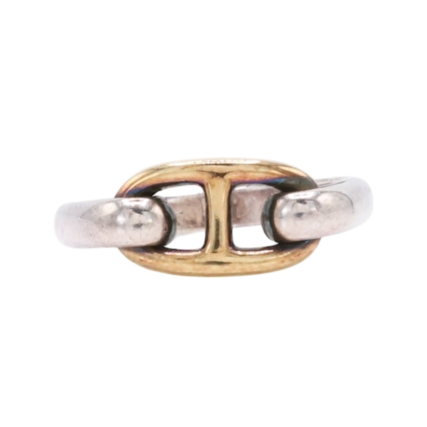Chaine d'Ancre Ring SV YG Approx. 10.5