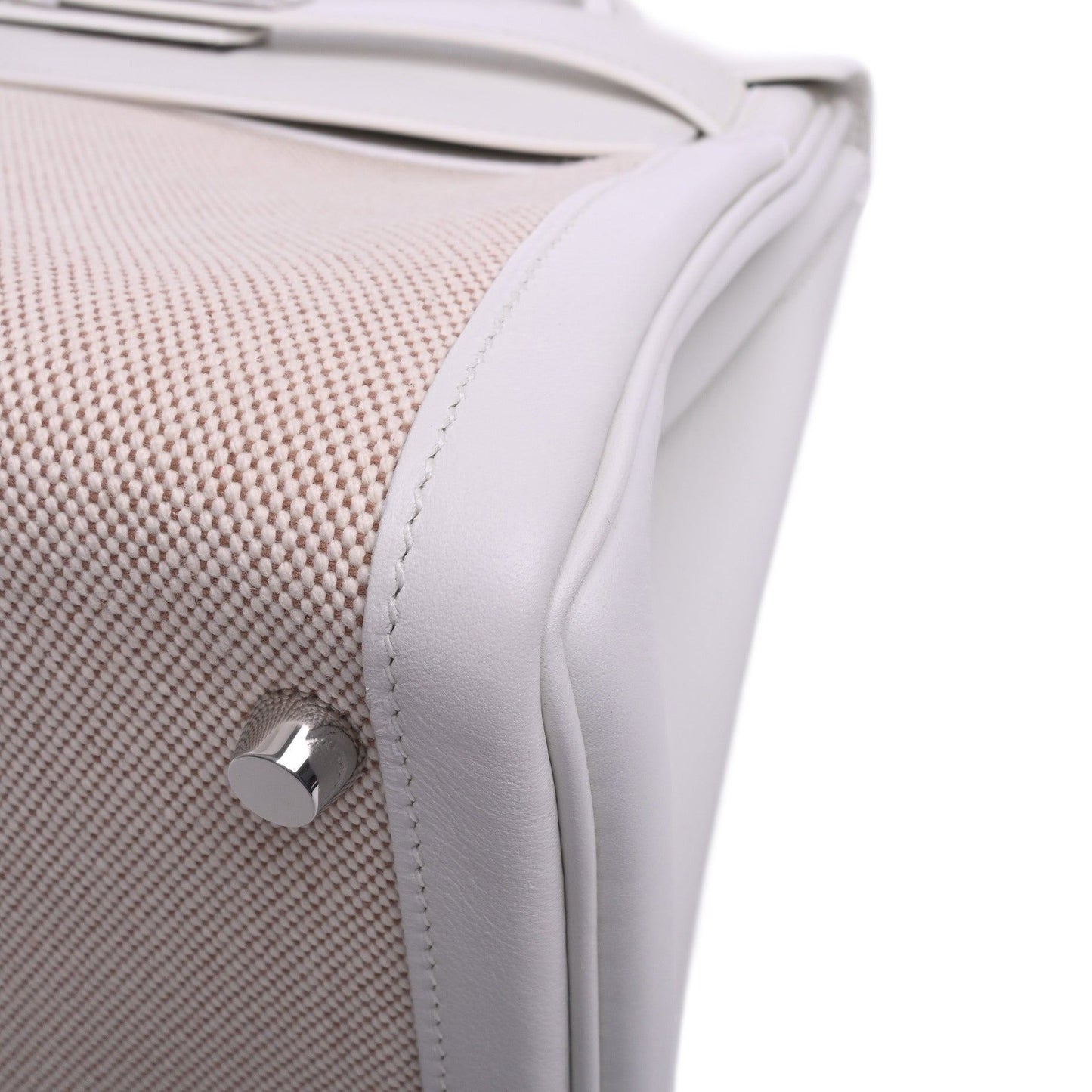 Kelly 28 Voor Swift Toile Ash White □K engraved