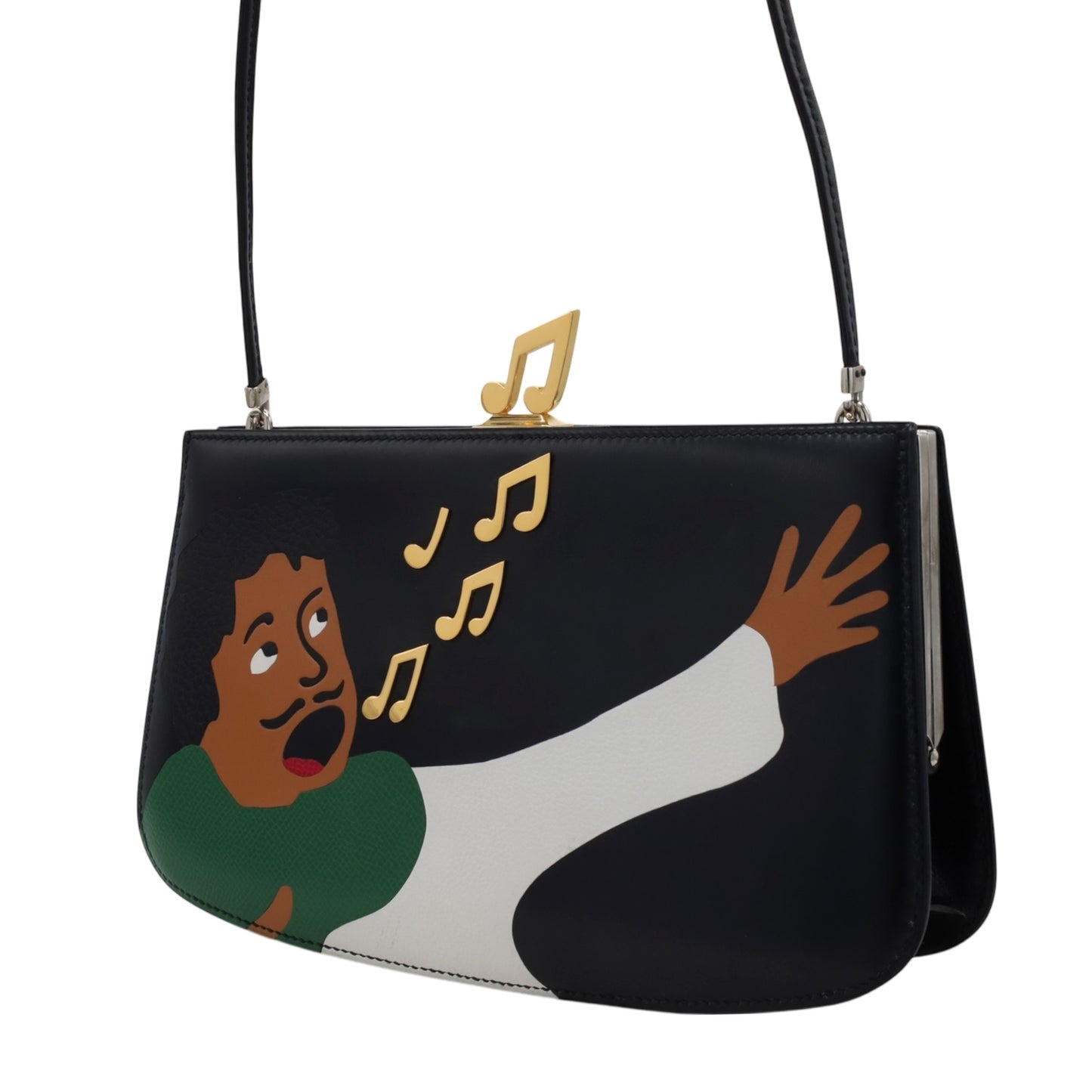 サックアマリース　シンガー　ボックスカーフ　クシュベル　ヴォーシャモニー　ブラック　ホワイト　グリーン　GP　〇T刻印