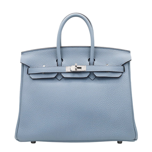 バーキン25　ヴェルソ　トゴ　ブルーラン　ベージュドゥワイマール　SS　U刻印