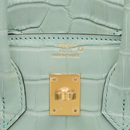 Birkin 25 鳄鱼皮 Matt Verdeaux GP W 雕刻