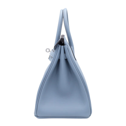 バーキン25　ヴォースイフト　ブルーラン　SS　W刻印