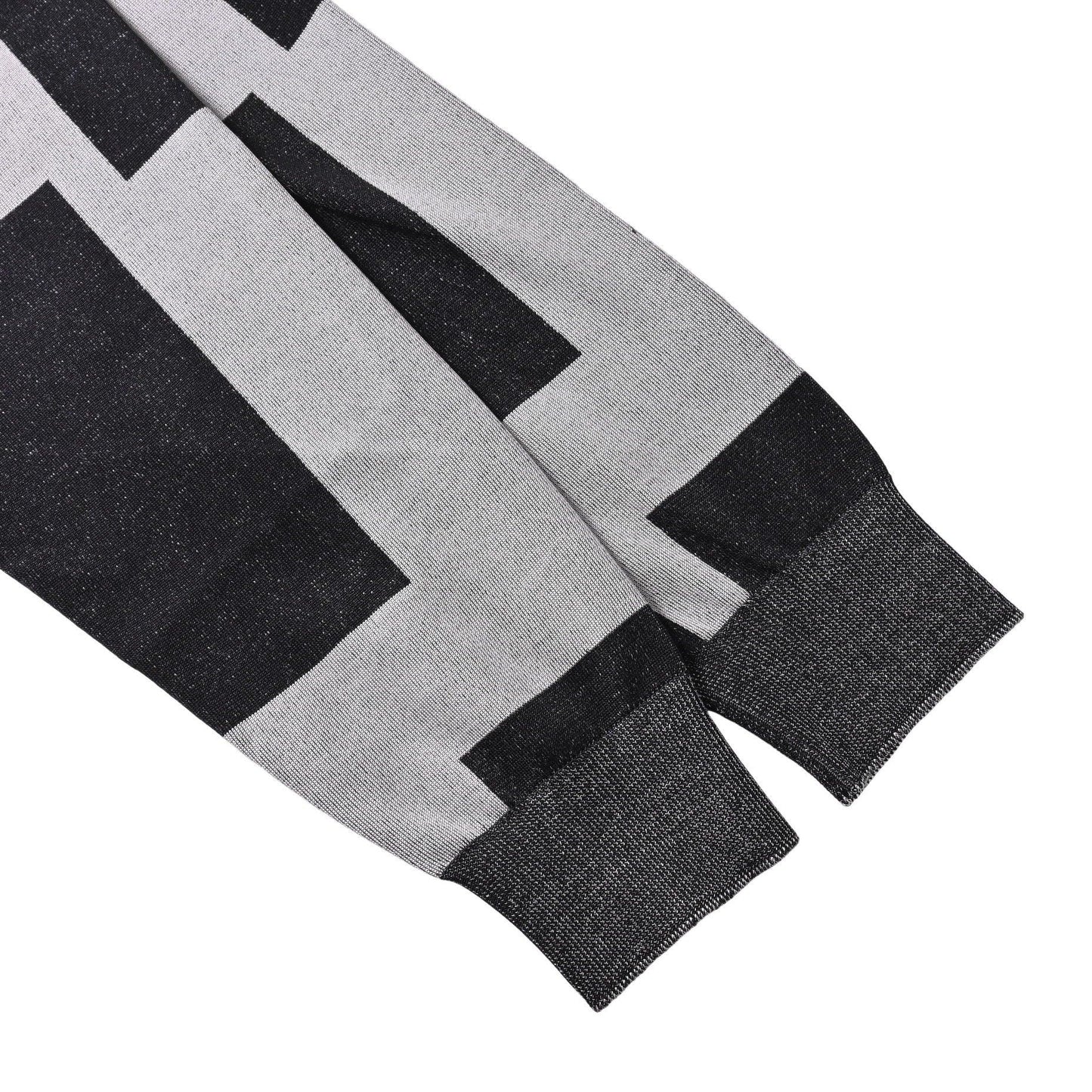 Twill Raine针织丝绸尼龙黑色白色38