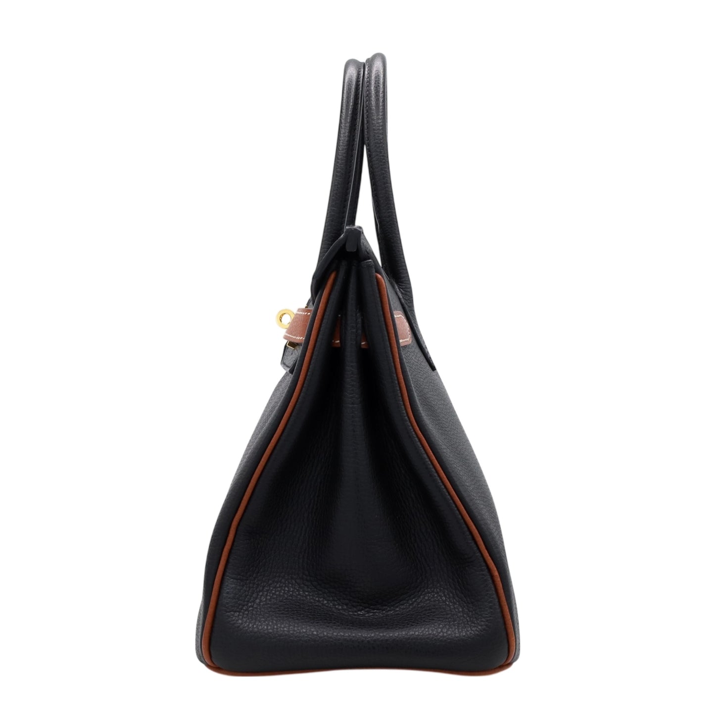 バーキン30　ヴァッシュリエージュ　ブラック　ノアゼット　GP　□K刻印