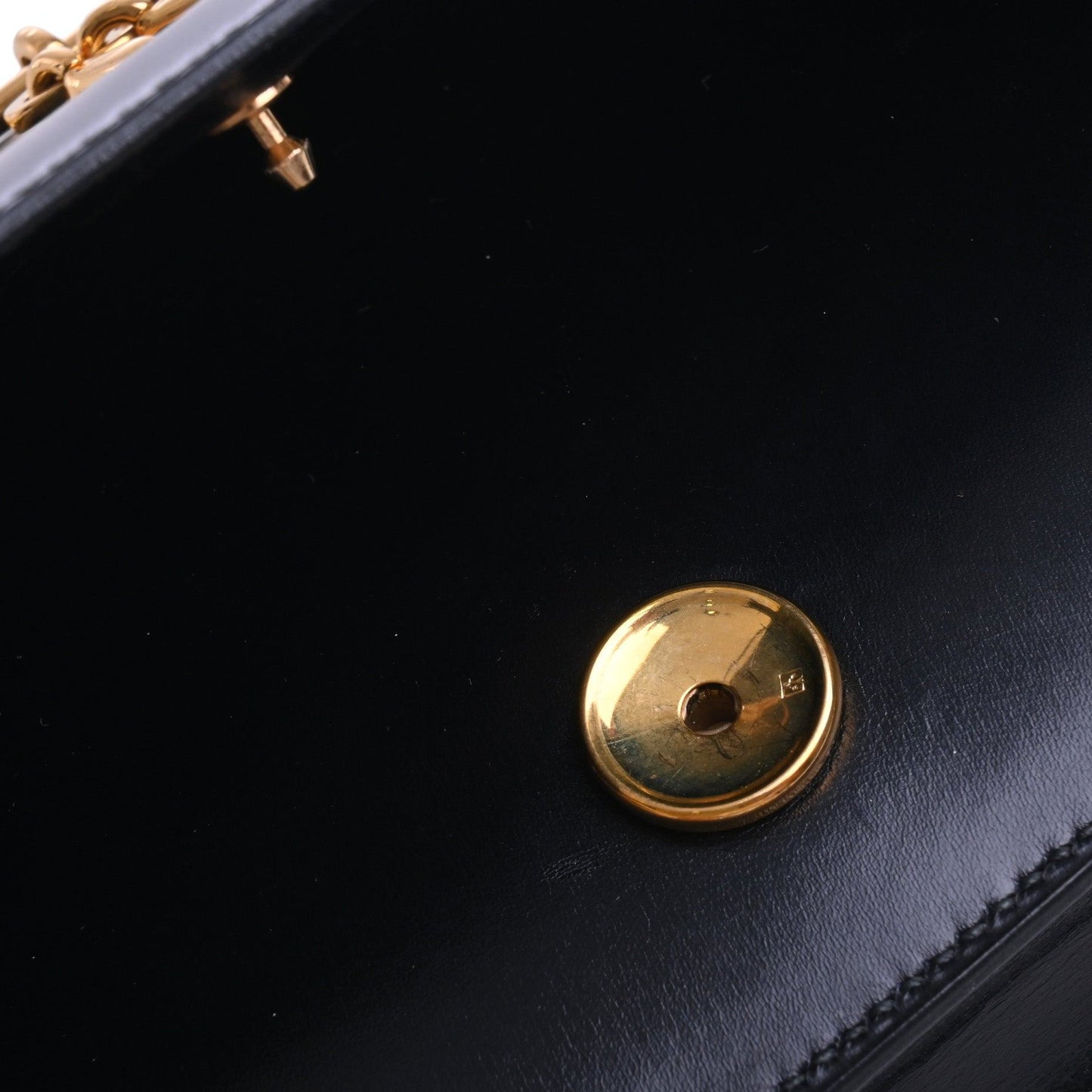 ヴィンテージクラッチ　ボックスカーフ　ブラック　GP　〇J刻印