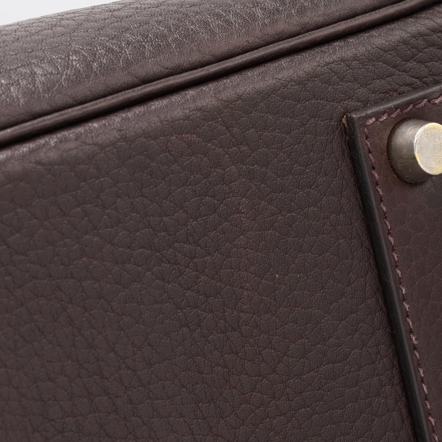 Birkin 45 Long Shoulder Togo Chocolat SS □D stamp