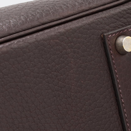 Birkin 45 Long Shoulder Togo Chocolat SS □D stamp