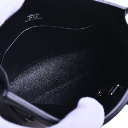 バーキンタイニー　ヴォーエプソン　ブラック　SS　□O刻印