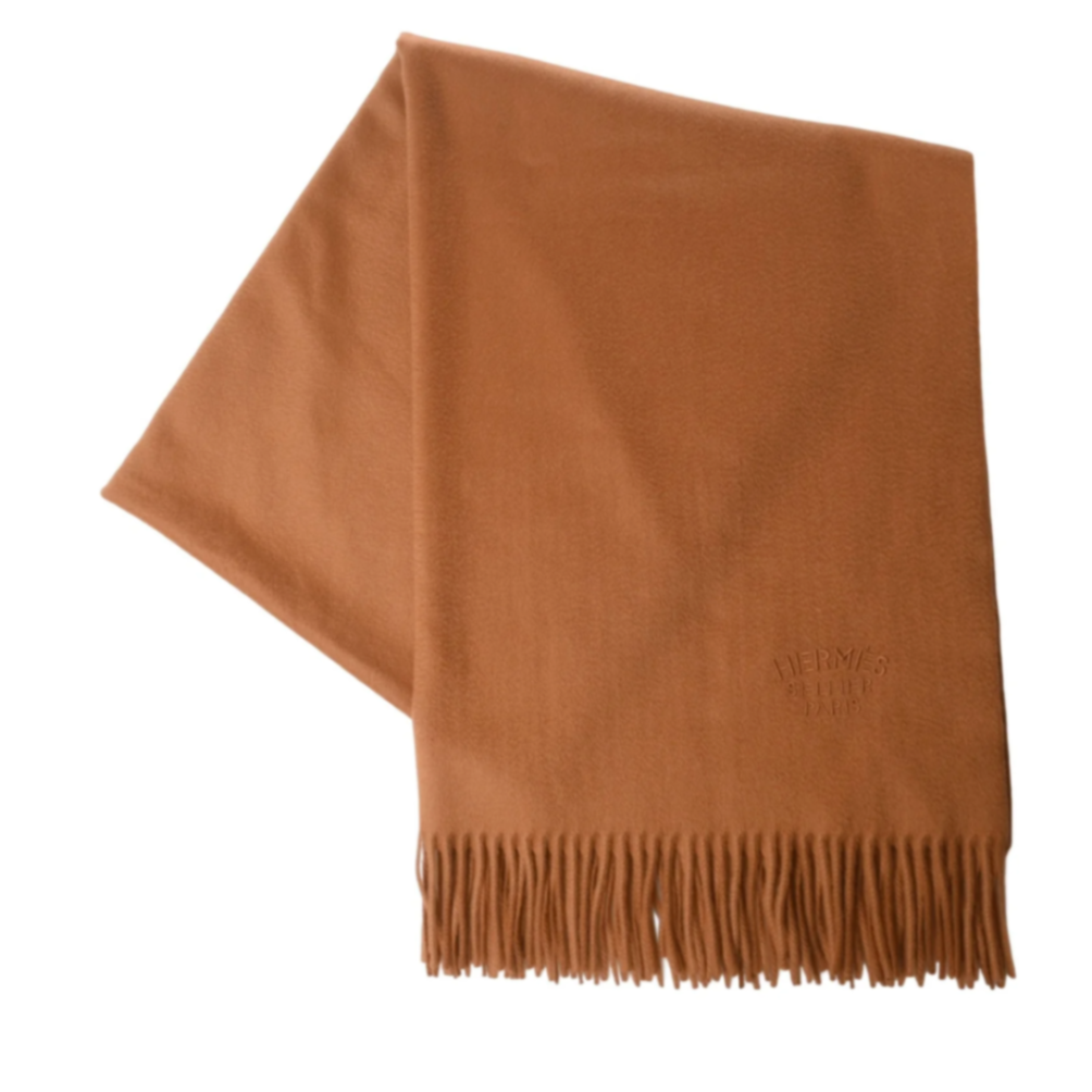 ストール　カシミア　ベージュ