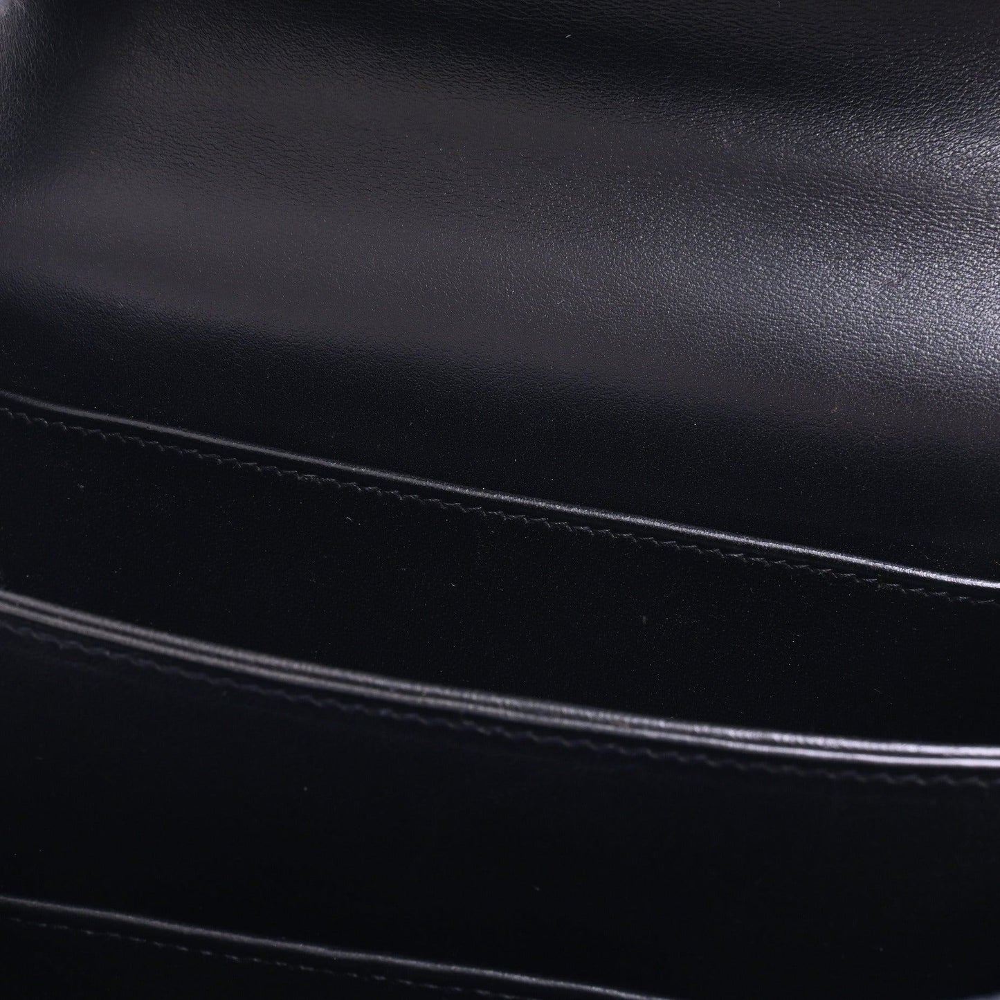 コンスタンスミニ　リザード　ブラック　ルテニウム金具　□I刻印