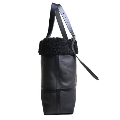 エトリヴィエール　ショッピングアビエイター　トリヨンクリストバル　ムートン　ブラック　SS　C刻印