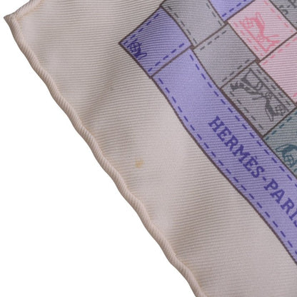 カレ90　BOLDUC AU CARRE　シルク　ホワイト