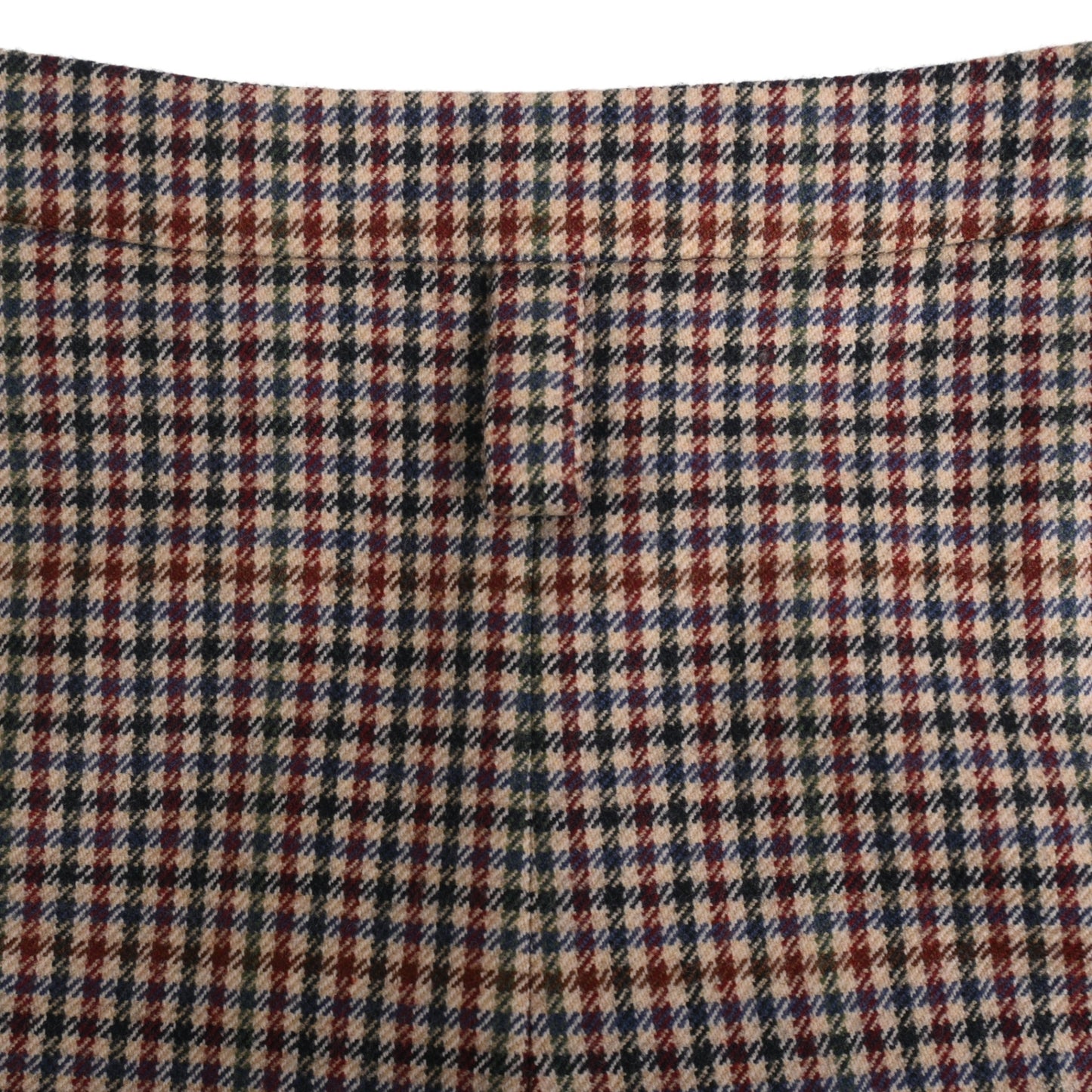 キュロット　ウール　チェック　ベージュ　36