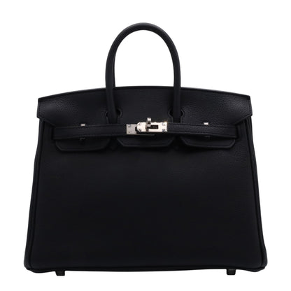Birkin 25 Togo Black SS KStamp