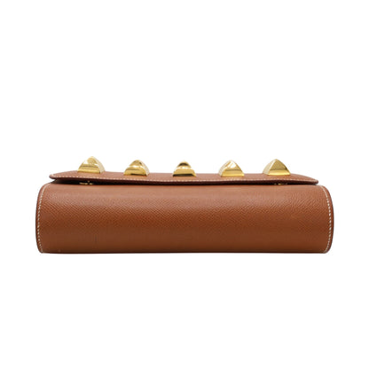 Doggy Medor Shoulder Bag Couchevel Gold GP 〇WStamp