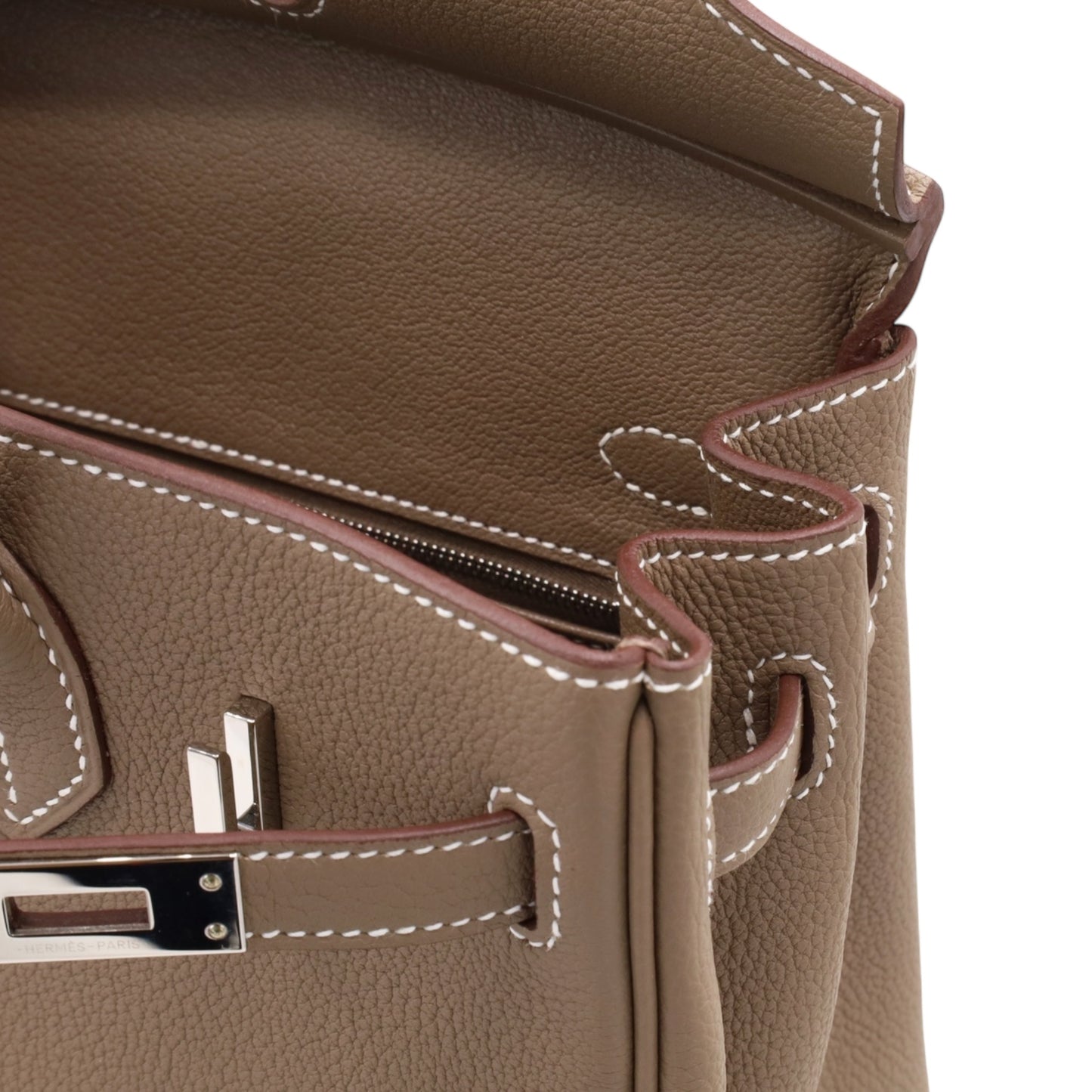 バーキン25　トゴ　エトゥープ　SS　Ｗ刻印