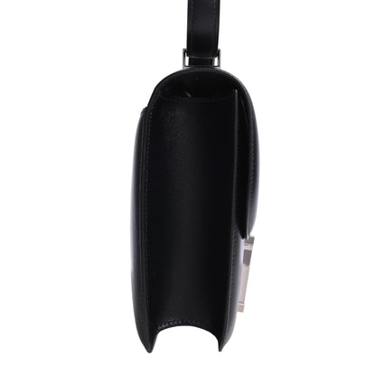 コンスタンス　ボックスカーフ　ブラック　SS　□E刻印