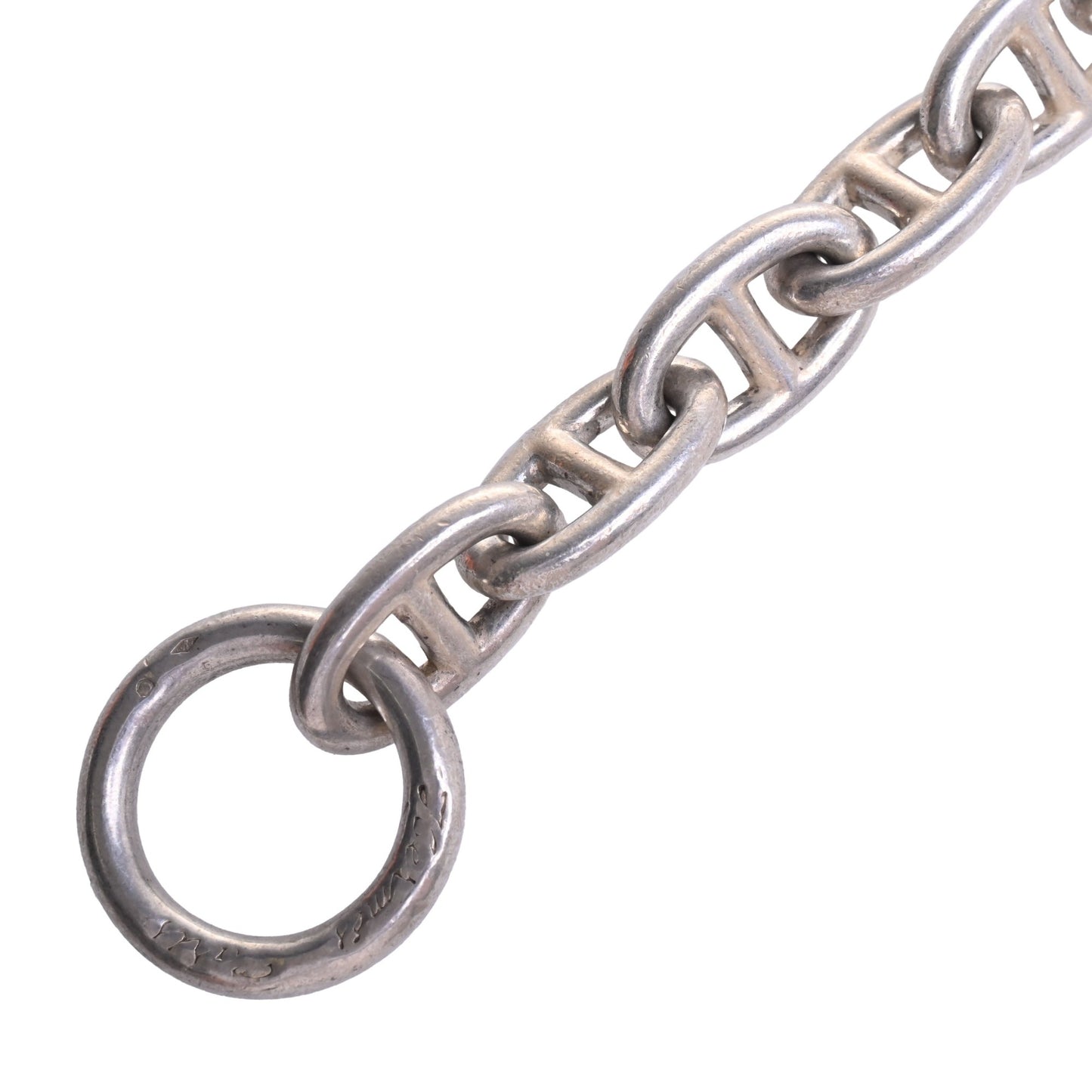 Chaine d'Ankle GM 12LINK Bracelet Cursive SV