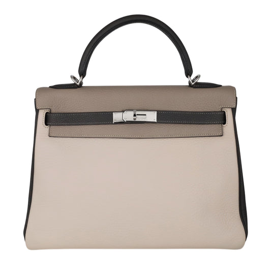 Kelly 32 Torillon Clemence Turtière Grey Graphite SS □F engraved