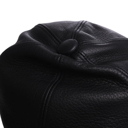 Cap Leather Black Kelly Metal Fittings SS M