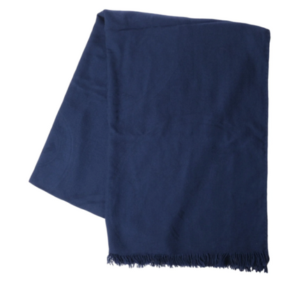 ストール　ニュー・リブリス　カシミア　ネイビー