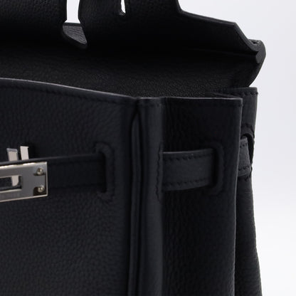 Birkin 25 Togo Black SS KStamp
