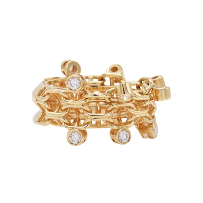 Chaine d'Ancre Calypso Diamond Ring YG 51