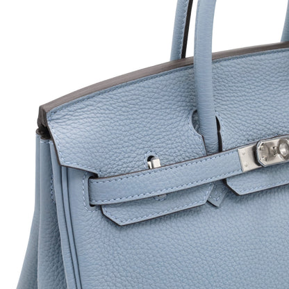 Birkin 25 Verso Togo Blue Run 米色 de Weimar SS U刻印