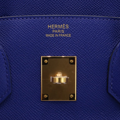 Birkin 35VeauEpsomBlue Royale GP CStamp