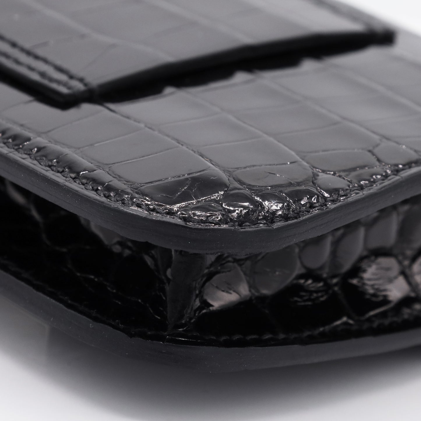 コンスタンススリム　アリゲーター　ブラック　SS　B刻印