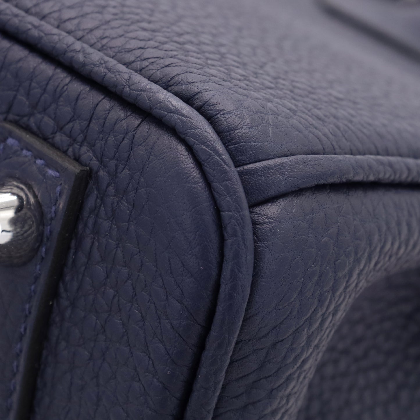 バーキン25　トゴ　ブルーニュイ　SS　K刻印