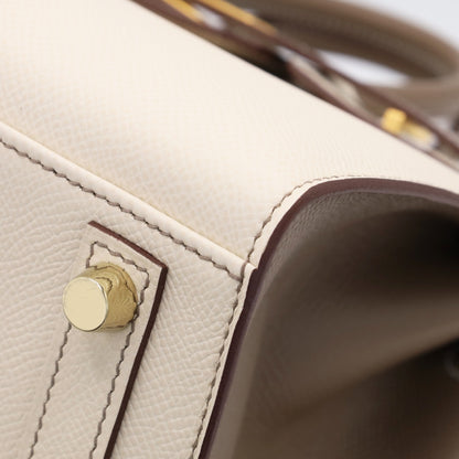 バーキン25　パーソナルオーダー　セリエ　ヴォーエプソン　クレ　エトゥープ　マットGP　Z刻印