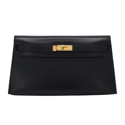 ケリーエラン　ボックスカーフ　ブラック　GP　□D刻印