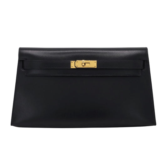 ケリーエラン　ボックスカーフ　ブラック　GP　□D刻印