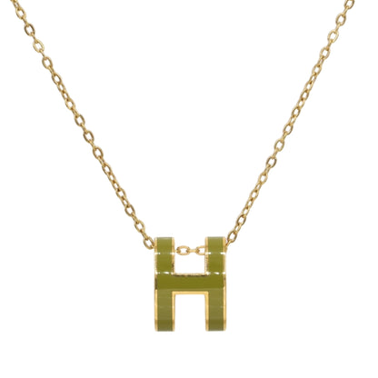 ポップアッシュ　ネックレス　グリーン　GP