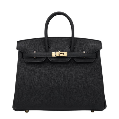 Birkin 25 多哥黑 香槟金 KStamp