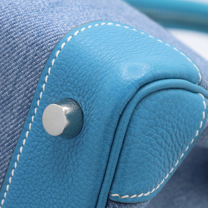 Birkin 30 Toile Jean Togo 蓝色牛仔裤 SS □F刻印