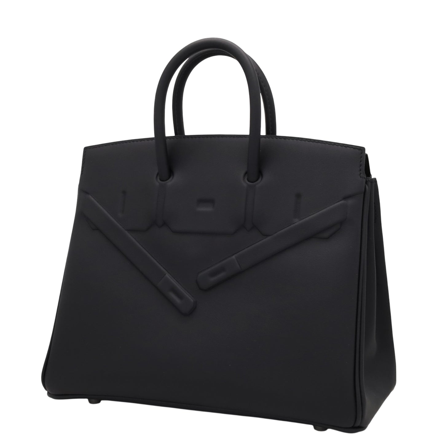 Shadow Birkin 25 Vaux Swift Black SS K stamp